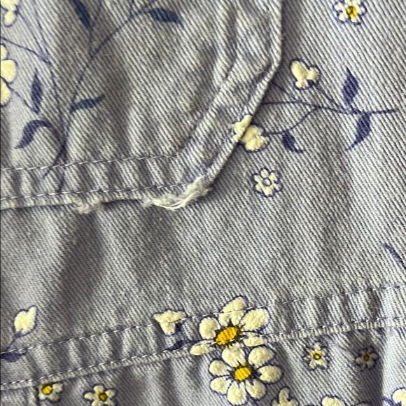 Floral Purple Kids Dress - Picture 3 of 5